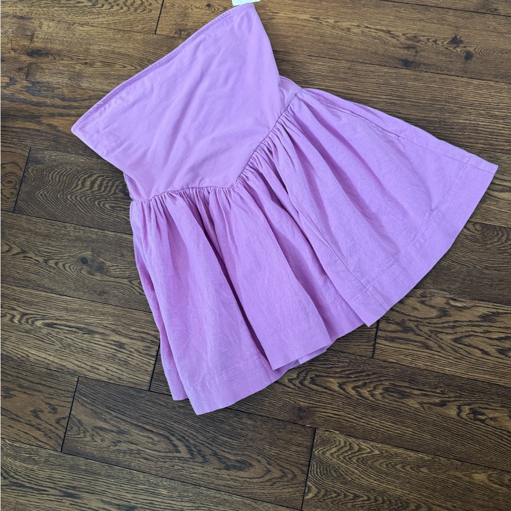 Free People Strapless Pink Dress